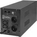 Qoltec 53770 Uninterruptible Power Supply Line Interactive | Monolith | 1500VA | 900W | LCD | USB