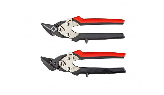 Offset cutting snips Mini 180mm HRC 61 (right)