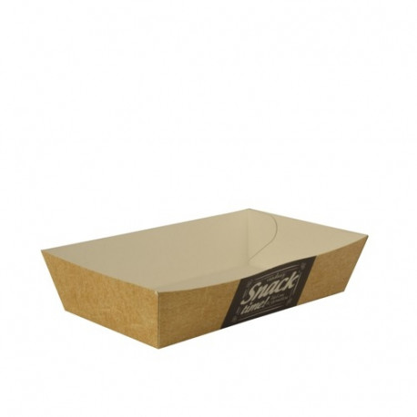 Toidukarp SNACK, papp, 155 x 85 x 38 mm, 50 tk