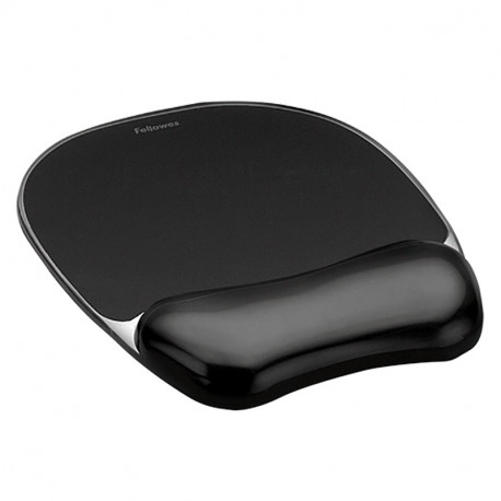 Fellowes mouse pad Crystal™ Gel Wrist Rest, black