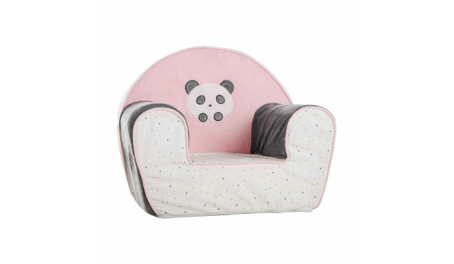 Child's Armchair Panda bear Light Pink 44 x 34 x 53 cm