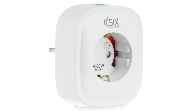 Умная розетка KSIX Smart Energy Slim WIFI 250V Белый