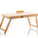 Bamboo Folding Side Table Lapwood InnovaGoods
