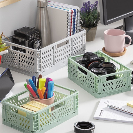 Komplekt kokkupandavaid ja virnastatavaid organiseerimiskaste Boxtor InnovaGoods