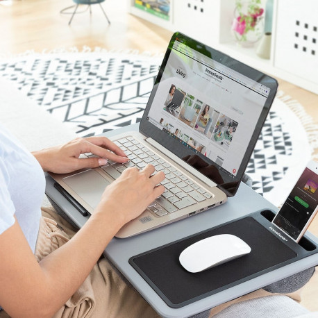 Kaasaskantav sülearvuti laud XL padjaga Deskion InnovaGoods