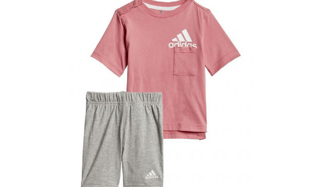 Children's Sports Outfit Adidas Badge of Sport Summer Coral - 6-9 Months