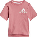 Children's Sports Outfit Adidas Badge of Sport Summer Coral - 6-9 Months