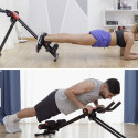 Folding Abdominal Machine with Exercise Guide Plawer InnovaGoods