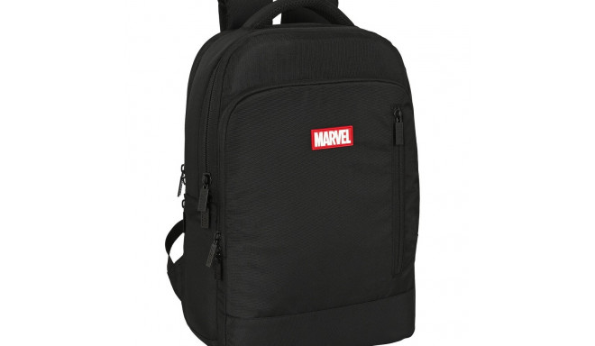 Seljakott Sülearvutile ja Tahvelarvutile USB Väljundiga Marvel Must