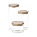 3 Tubs San Ignacio Crystal Transparent Bamboo