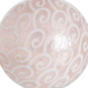 Balls CAPIZ Decoration Pink 10 x 10 x 10 cm (8 Units)