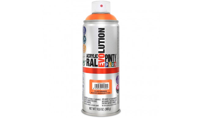 Pihustivärv Pintyplus Evolution F143 400 ml Luminofoorlamp Oranž
