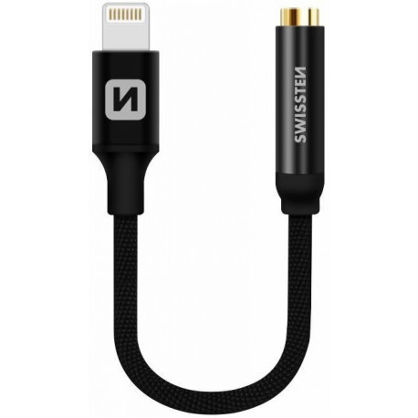Swissten adapter Lightning - 3,5mm 15cm