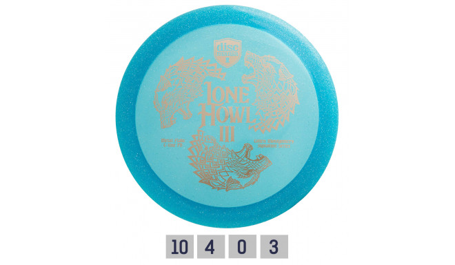 Discgolf DISCMANIA Distance Driver C-LINE PD Lone Howl 3 Blue 10/4/0/3