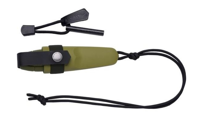 Morakniv Eldris Välinoa Komplekt – 2.0 mm Roostevaba Teras Tera, Süütepulk, Roheline
