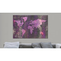 Seinapilt - Amethyst Map - 120x80
