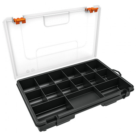 Truper organizer box with 15 compartments 280x180x44mm