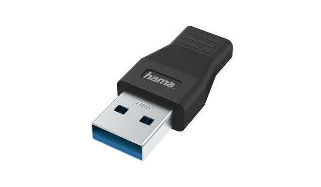 Hama adapter USB - USB-C, black