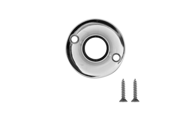 LATERAL HOLDER D16.2 HOLES.SCREW. CHROME