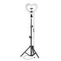 Led RING / Heart Stream RGB lamp 12inch with holder for mobile + tripod JM33-13