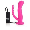 10-Function Silicone Love Rider Double Rider - Pink