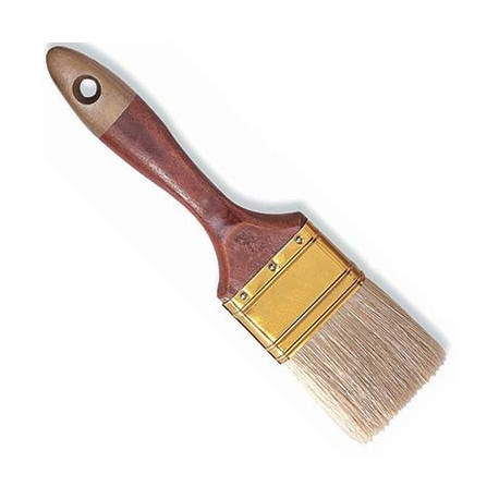 Pintsel 80mm, lapik, peitsitud puidust käepide