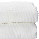 Bedspread (quilt) 180 x 260 cm White (4 Units)