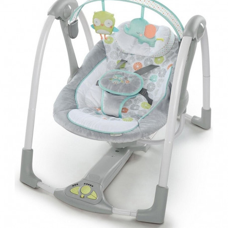 Kiiktool Ingenuity Compact Swing - Hugs & Hoots Valge Hall