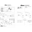 Katuseraam alumiinium CLIO 3-ust 05-12