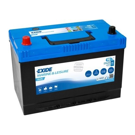 Exide Dual 95Ah 650CCA 310x175x225+-