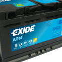 Exide AGM aku 80Ah 800A 315x175x190-+