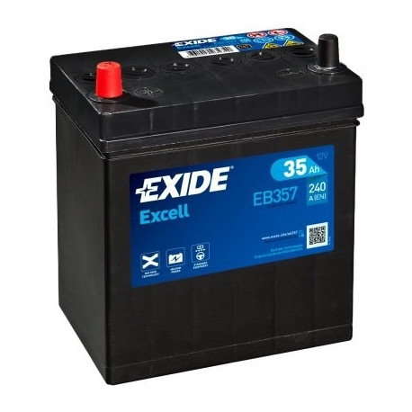 Exide Excell 35Ah 240A 187x127x220+-