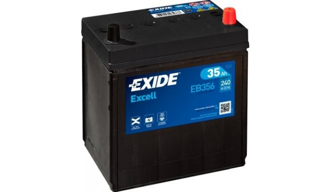 Exide Excell 35Ah 240A 187x127x220-+