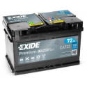 Exide Premium 72Ah720A 278x175x175-+