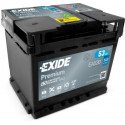 Exide Premium 53Ah540A 207x175x190-+