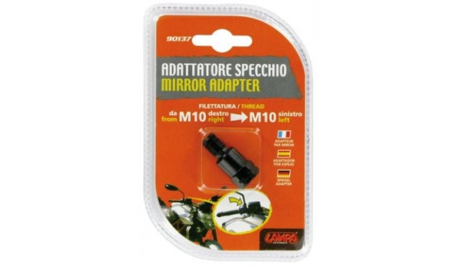 Adapter peeglile 10mm-10mm,vasak keere