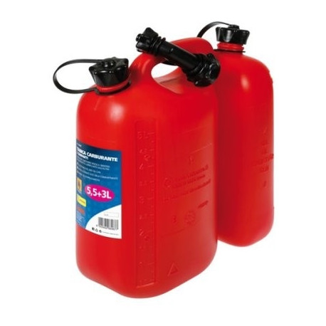 2 sektsiooniga kanister plastik 5+3l