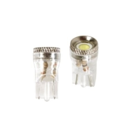 Hüper led pirn 2tk 12V, T10, valge