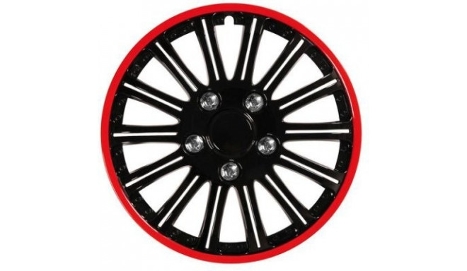 Ilukilpide komplekt C118 15" must-punane