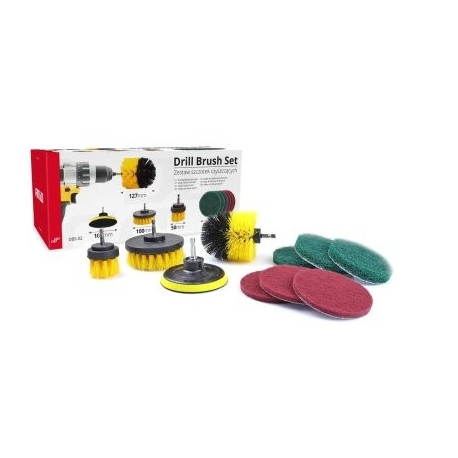 Puhastusharjade komplekt 10 osa