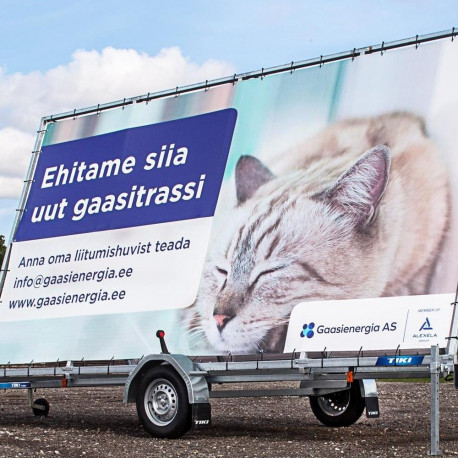 Reklaamihaagis 2,5x5m