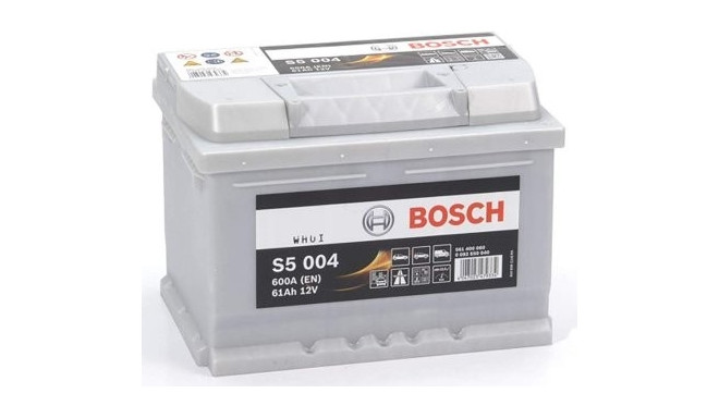 Bosch S5 004 61Ah 600A 242x175x175 -+