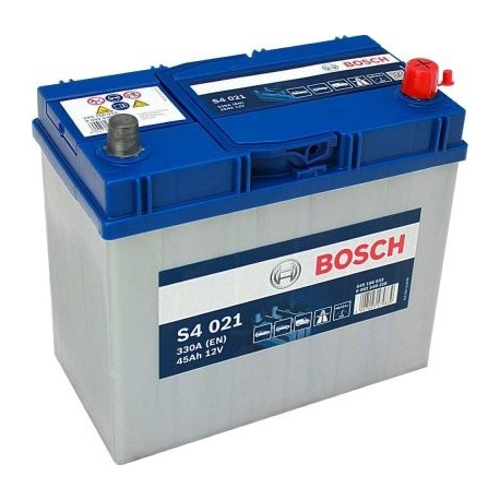 Bosch S4 021 45Ah 330A 238x129x227 -+