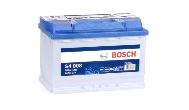 Bosch S4 008 74Ah 680A 278x175x190 -+
