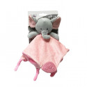 Cuddly toy Milus pink elephant 25x25 cm