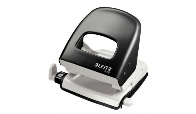 Punch hole Leitz 5008, black, up to 30 sheets, metal 1101-117