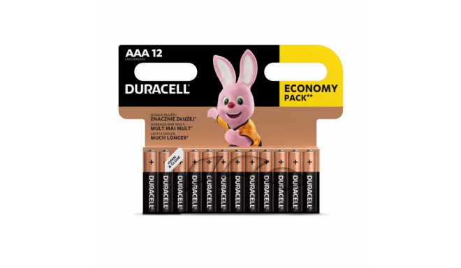 Patarei Duracell AAA LR03, 12 tk