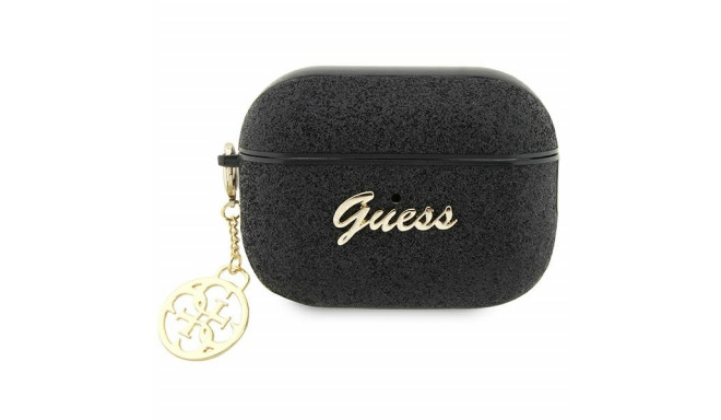 Guess kaitseümbris AirPods Pro 2 PU Glitter Flake 4G, must