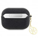 Guess case for AirPods Pro 2 GUAP2GLGSHK black PU Glitter Flake 4G