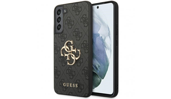 Guess case for Samsung Galaxy S23 GUHCS23S4GMGGR grey hardcase 4G Big Metal Logo